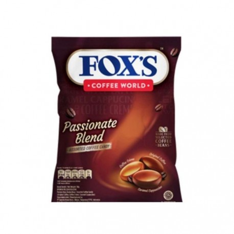 آبنبات فاکس با طعم قهوه و کارامل 90 گرم FOX`S